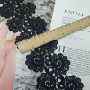Direct sales and wholesale of black lace embroidery water-soluble lace clothing accessories from the manufacturer details Picture